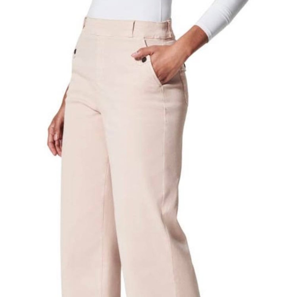 Stretch Twill Wide Leg Crop Pants SPANX®